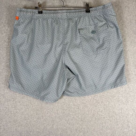 J by J Crew Flex Men's Size XL Grey Printed Swim Trunks Board Shorts Lined - Picture 4 of 8